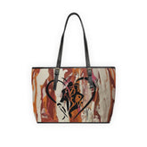 HIP HOP ART Leather Shoulder Bag
